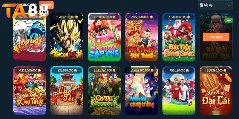 Kho slot game của nhà cái này vô cùng đa dạng